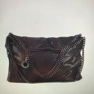 Stella McCartney Falabella Shaggy Deer Tote Black
